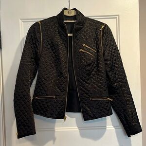 Betsey Johnson Black Quilted Women's Jacket